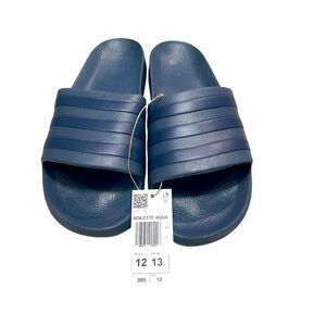 🌟🌟🌼NIB Adidas Navy Slide Sandals